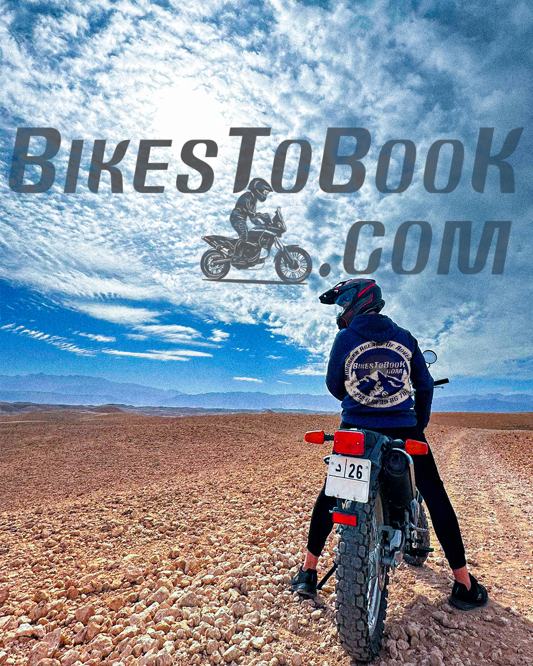 <p><strong>Discover Agafay by Motorcycle with Bikes to Book: Rent a Yamaha XT 250 in Marrakech</strong></p>