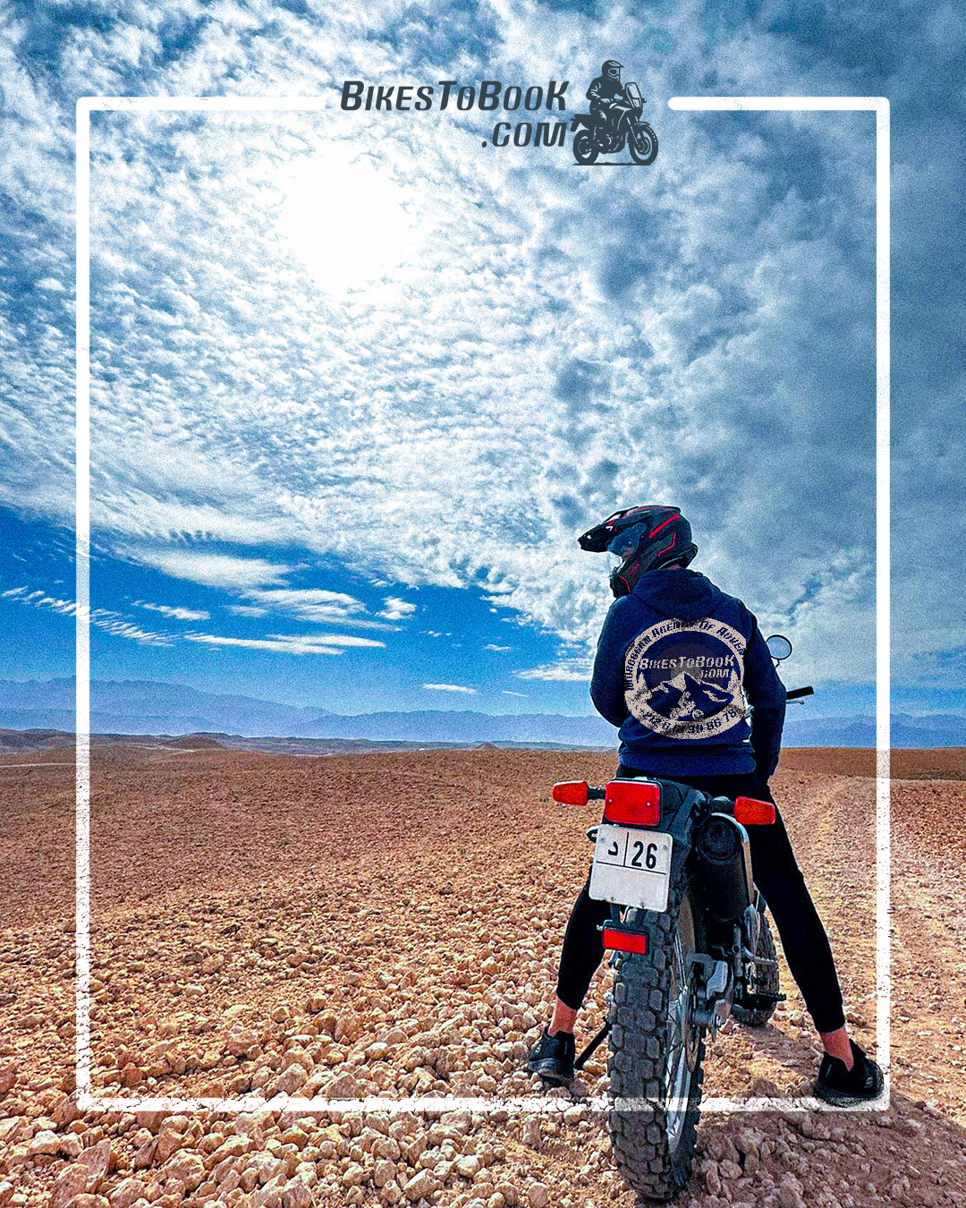 Discover Agafay by Motorcycle with Bikes to Book: Rent a Yamaha XT 250 in Marrakech gallery photo 1